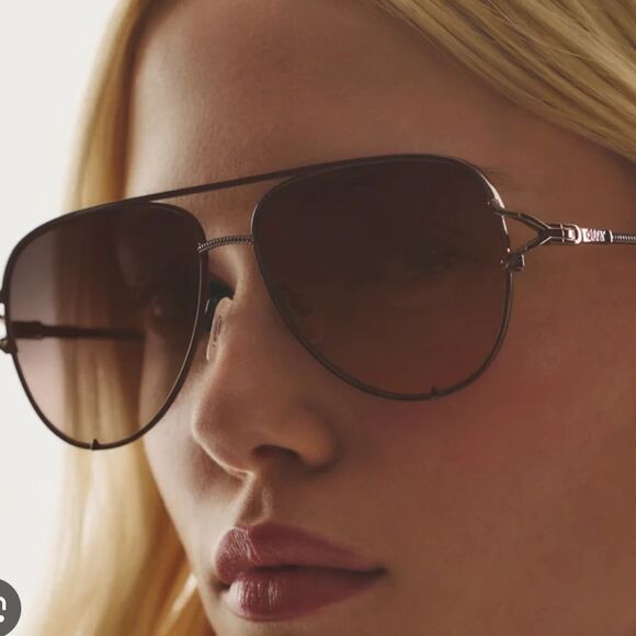 NWT Quay HIGH KEY TWIST Metal Aviator - Picture 1 of 9
